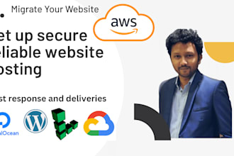 set up secure reliable website hosting with high uptime for you