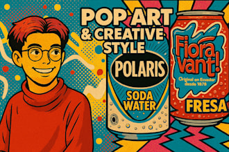 draw retro pop art with my style