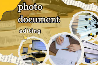 retouch and format image documents professionally