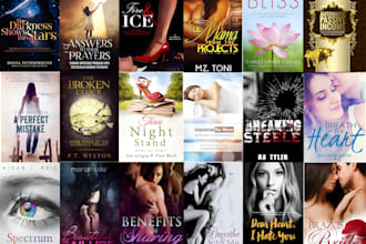 do book cover ebook cover fantasy and romance book cover design for you