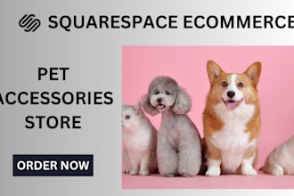 build a squarespace ecommerce for handmade pet accessories