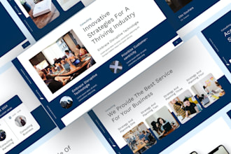 design professional powerpoint presentations pitch decks google slides and canva
