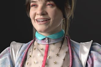realistic 3d metahuman character modeling character rigging character animation