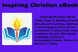 ghostwrite your christian ebook, daily devotional, prayer journal, self help