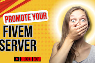 do fivem server promotion, discord server promotion, fivem server ads