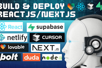 react next js web app using lovable dev ai bolt new v0 databutton supabase n8n