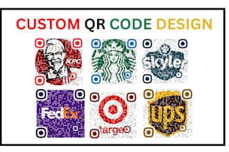 create a custom qr code or barcode with digital card and business branded design