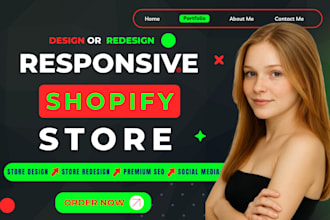 shopify store design, shopify dropshipping store, design shopify landing page