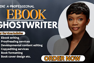 ghostwrite nonfiction ebook, ghost book writer, ebook ghostwriter, ebook writer