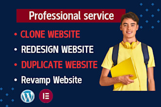 clone, redesign or duplicate your wordpress website