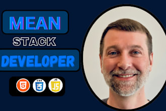 be your mern or mean stack web developer, react, express, angular node js