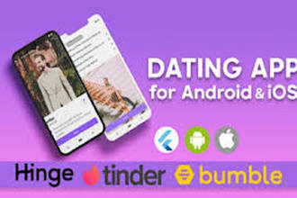 develop dating app like tinder, happn, bumble, hinge and automation their bot