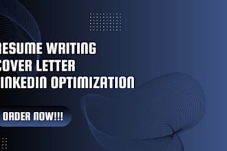 write a professional resume, CV and cover letter