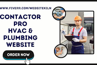 design contractor hvac cleaning plumbing roofing remodelling electrician website