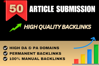 do article submission contextual backlinks on high da websites