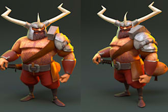 low poly 3d model game asset environment psx x n64 style animation and rendering