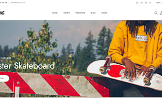design skateboard shopify store surfboard snowboard skate shop apparel website