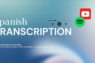 do spanish transcription of long audio