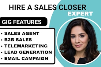 be your high ticket sales closer b2b sales leads virtual assistant telemarketing