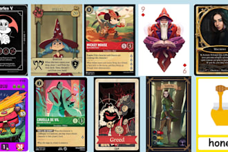 do custom playing card design game card illustration card box mockup rule book
