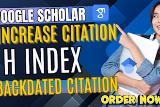 increase citations and h index on google scholar peer review journal