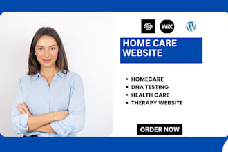 design medical healthcare ,homecare, hospital doctor dental and therapy website