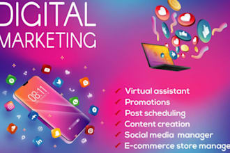 be your social media manager for your  brand growth