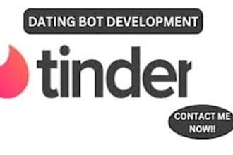 set up tinder bot,dating bot,volume bot,appointment bot bumble bot,pumping bot