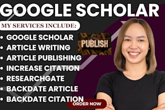 write publish articles to increase your google scholar and researchgate citation