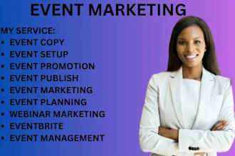 help you create eventbrite for conference , retreat, webinar