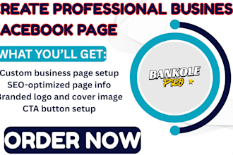 create business facebook page, page optimization for growth