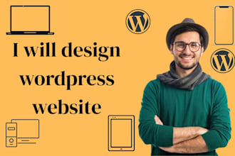 design a professional wordpress website and blog