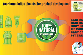be your formulation chemist for product development