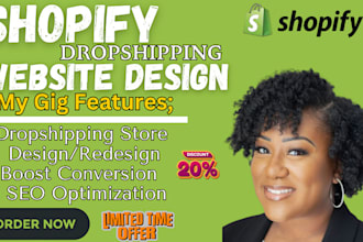 design shopify store shopify dropshipping store shopify website