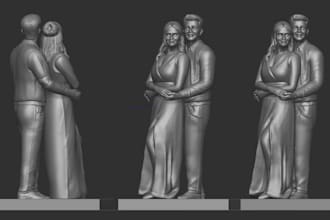 redo 3d realistic human,pose 3d figures high resin print in stl,3d scan modeling
