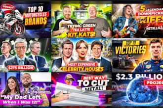design eye catching  gaming thumbnails for youtube videos