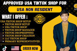 create usa tiktok shop manage tiktok shop fix tiktok shop for usa non resident