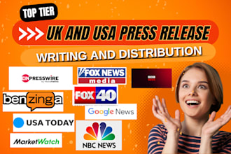 uk press release, usa press release distribution and writing