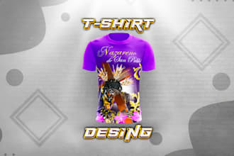 custom tshirt design or sublimation design