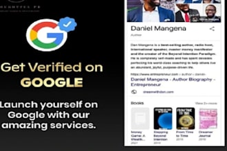established a verified google knowledge panel for personal and business