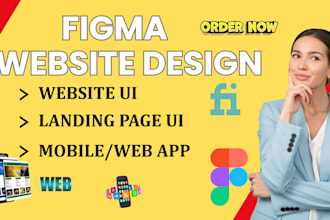 figma design website design figma website figma mobile app design landing page