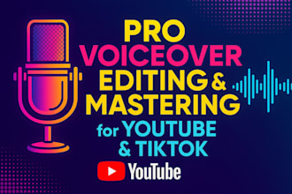 clean, edit and enhance voiceover audio for social media