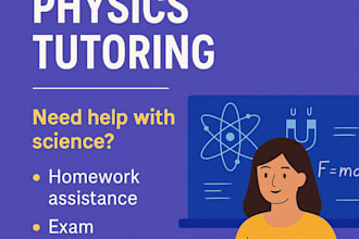support your science and physics learning with expert help