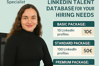 build a custom linkedin talent database for your business