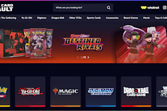 build pokemon shopify store, pokemon website, trading card store tcg store