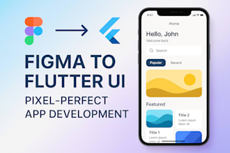 figma to flutter UI and expert flutter app developer