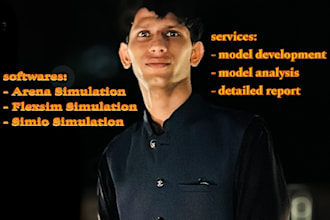 do simulation projects using simio, flexsim and arena