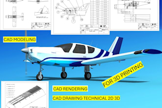 design engineering drawings, 2d and 3d cad drawing