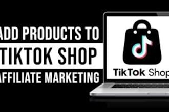 set up USA, UK tiktok shop tiktok affiliate influencer marketing outreach