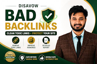 disavow bad backlinks from your website